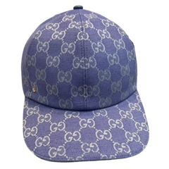 Gucci Cap Blue Monogram