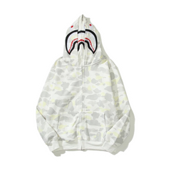 Bape Zipper White