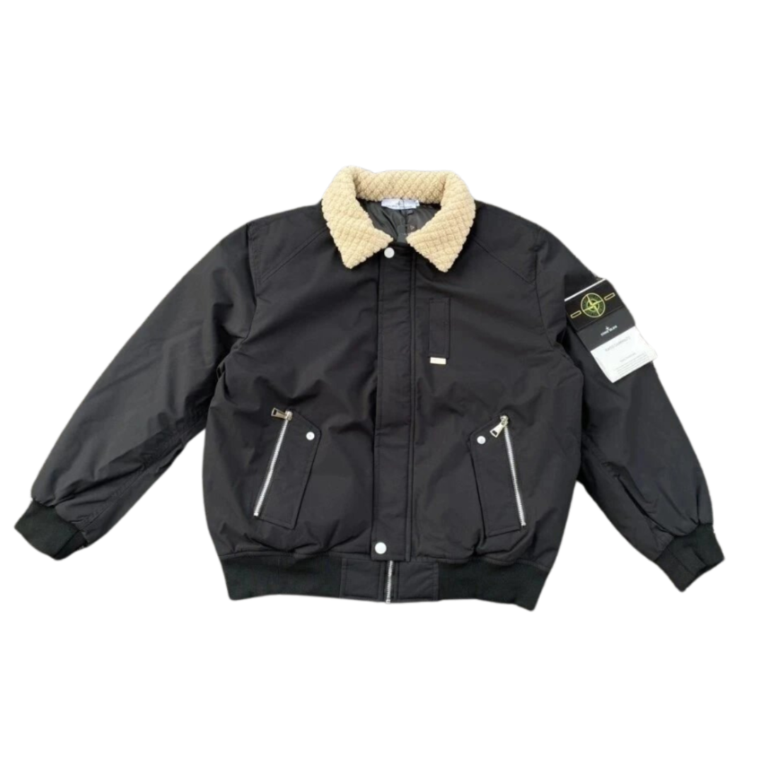 Stone Island Bomber Jacket Black