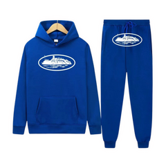 Corteiz Tracksuit Blue & White