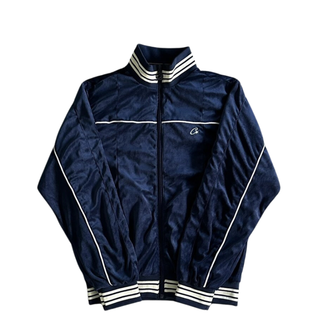 Corteiz Trackjacket Blue & White
